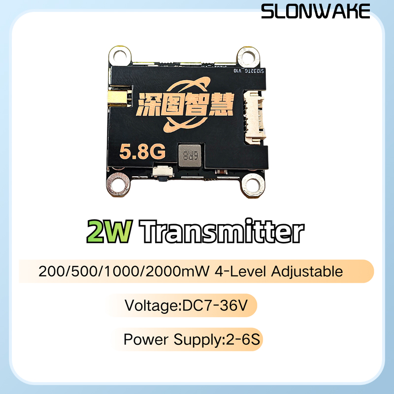 SLONWAKE 5.8G 56CH 2W transmit - Fpv Drone Vtx 评论和价格