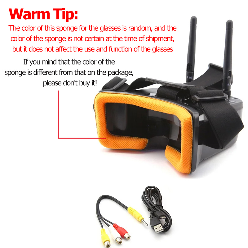 VR009 FPV Video Goggles 3Inch  - Fpv Drone Antenna 评论和价格